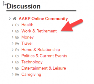 aarp forums